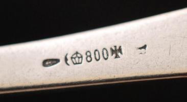 Ezüst kanál (különleges formájú), Ag., 29,7gr.,jelzett, 14cm/ 
Silver spoon (special form), Ag. 29,...