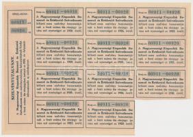 Budapest 1918. "Magyarországi Kisgazdák Beszerző és Értékesítő Szövetkezete" részvénye 100...