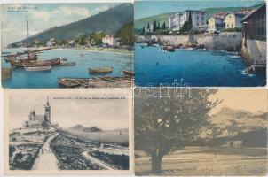23 db régi, külföldi városképes lap vegyes minőségben / 23 pre-1945 worldwide town-view postcards, mixed quality