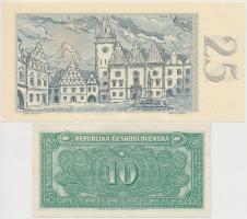Csehszlovákia 1945. 10K + 1961. 25K T:II,I-
Czechoslovakia 1945. 10 Korun + 1961. 25 Korun C:XF,AU