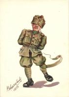 Tagozott menet... / Hungarian military humour s: Bihary László