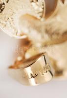 Arany sasfüggő (+kék kő), 14K, Au., 3,2gr., jelzett/ 
Gold pendant (+ blue stone), 14K, Au. 3,2gr.,...