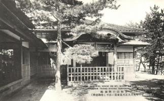 Wakura, Mount Hiyori, memorial house of emperor Taisho