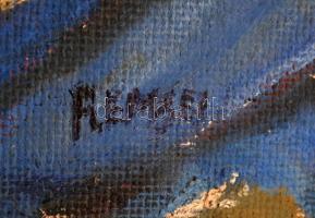 Remsei jelzéssel: Kalapos férfi. Olaj, farost,