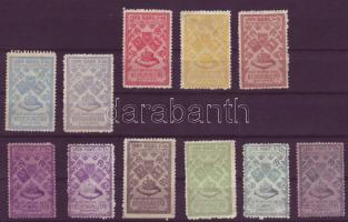 1909 11 db levélzáró