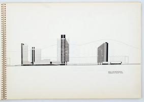 1970 Óbuda intézményközpont tanulmányterv, pp.:51, 30x42cm