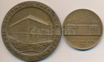 Berán Lajos (1882-1943) 1938. "Debreceni Collegium 1538-1938" Br emlékérem (40mm) + 1955. ...