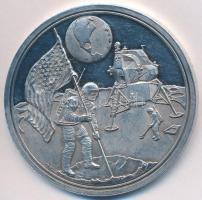 Amerikai Egyesült Államok DN "Holdra szállás - Aldrin, Armstrong, Collins" jelzett Ag emlé...
