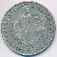 1846B 20kr Ag "V. Ferdinánd" T:2- ph