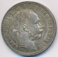 Ausztria 1884. 1Fl Ag &quot;Ferenc József&quot; T:2 patina Austria 1884. 1 Florin Ag &quot;Franz Joseph&quot; C:XF patina