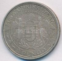 1938. 2P Ag "mosolygós Madonna" T:2-
Adamo P7