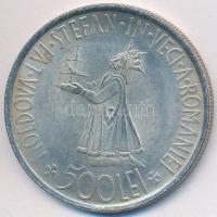 Románia 1941. 500L Ag "Besszarábia" T:2,2- 
Romania 1941. 500 Lei Ag "Bessarabia&quo...