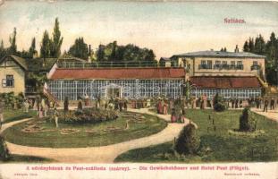 Szliács, Sliac; Pest szálloda, növényházak / hotel, greenhouses (EB)