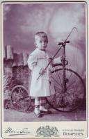 cca 1900 Keményhátú fotó 16x10 cm