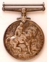 V. György angol királyt ábrázoló ezüst(Ag) érem övcsattá alakítva, jelzett, 33,3 g