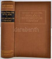 Szende Péter Pál: Magyar hiteljog. I-III. kötet. Bp. 1929-1930. Grill. 792+ 677+877 l. Magyar törvén...