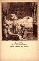 Szent Imre édesanyjával, kiadja a Szent Imre Év Országos Főrendezősége / Saint Emericus with his mother, s: Zichy Mihály