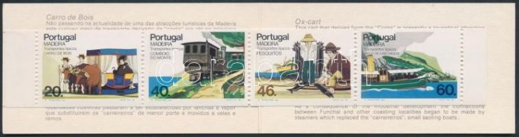 Transport stamp booklet, Közlekedés bélyegfüzet