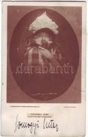 Somogyi Nusi színésznő aláírt fotólapja