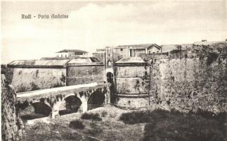 Rhodes, Rodi; Porta Amboise / gate