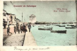 Thessaloniki, Salonique; Rue Nikis-Quay (EK)