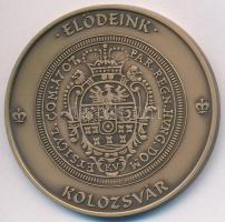 2012. "Magyar Pénzverő Zrt. Látogatói Érem / Elődeink Kolozsvár" Br emlékérem (42,5mm) T:1