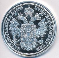 DN &quot;Magyar tallérok utánveretben - Ferenc József ifjúkori tallérja 1853&quot; Ag emlékérem tanúsítvánnyal (20g/0.999/38,6mm) T:PP