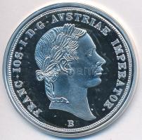 DN "Magyar tallérok utánveretben - Ferenc József ifjúkori tallérja 1853" Ag emlékérem tanú...