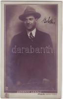 Békeffy László színész aláírt fotólapja