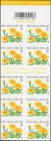Flower self-adhesive stamp booklet, Virág öntapadós bélyegfüzet