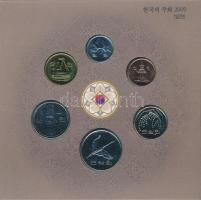 Dél-Korea 2009. 1W-500W (6xklf) fémpénz szett dísztokban T:1
South Korea 2009. 1 Won - 500 Won (6xd...