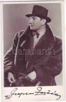 Greguss Zoltán színész aláírt fotólapja