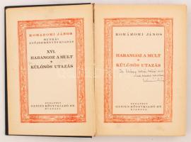 Komáromi János: Harangoz a mult - Különös utazás. (Komáromi János munkái XVI.) Bp., é.n., Genius. 23...