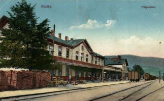 Ruttka, Vrutky; vasútállomás / railway station (tűnyom / pinhole)