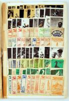 1000 db magyar gyufacímke, a helsinki olimpiáról, városokról, állatokról, stb.+ 43 db nagyméretű mag...