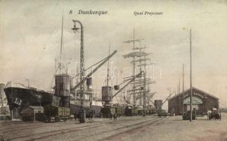 Dunkirk, Dunkerque; Quay Freycinet, steamships