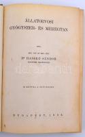 Dr. Hasskó Sándor: Állatorvosi  gyógyszer- és méregtan. 50 szövegközti képpel. Bp., 1936, Szerzői kiadás (Sylvester nyomda). Korabeli egészvászon-kötésben.