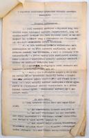 cca 1900-20 A magyarhoni kongresszusi hitközségek rabbisági szervezeti szabályzata, 10 gépelt oldal