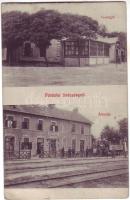 Szécsány vasútállomás és vendéglő