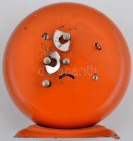 Retró, kutyás, asztali ébresztő óra mozgó nyelvvel, működik, d:10cm