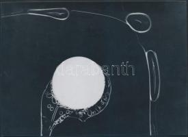 1972 Jankovszky György(1946-): Tanulmány, feliratozva, aláírt, pecséttel jelzett, 13x18 cm