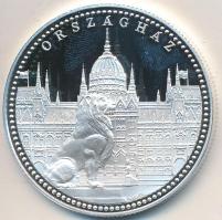 Bognár György (1944-) "Országház" Budapest nevezetességei sorozat, Ag emlékérem dísztokban...