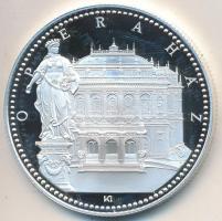 Kósa István (1953-) "Operaház" Budapest nevezetességei sorozat, Ag emlékérem dísztokban ta...