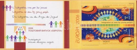 Europa CEPT, integráció bélyegfüzet, Europa CEPT, Integration stamp-booklet