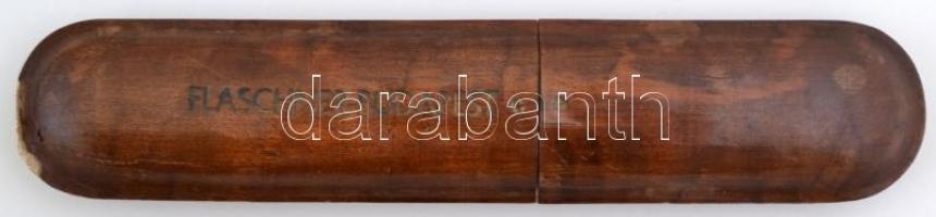 Bleha Ferenc által jelzett Solingen borotva jelzett tokban,  23cm