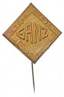 1934. &quot;Ganz 90 év 1844-1934&quot; fém jelvény (37,5x37,5mm) T:2