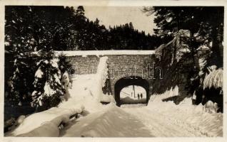 Besztercebánya, Banska Bystrica; alagút télen / tunnel in winter, photo (Rb)