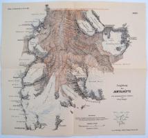 1909 A Jamtalhütte térképe / Map of the Jamtalhütte 37x28 cm