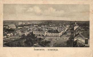 Somorja, Samorin; látkép / panorama view (r)