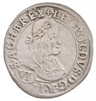 Ausztria 1673IAN VIkr Ag &quot;I. Lipót&quot; Graz T:2-,3 Austria 1673IAN 6 Kreuzer Ag &quot;Leopold I&quot; Graz C:VF,F Krause KM# 1233